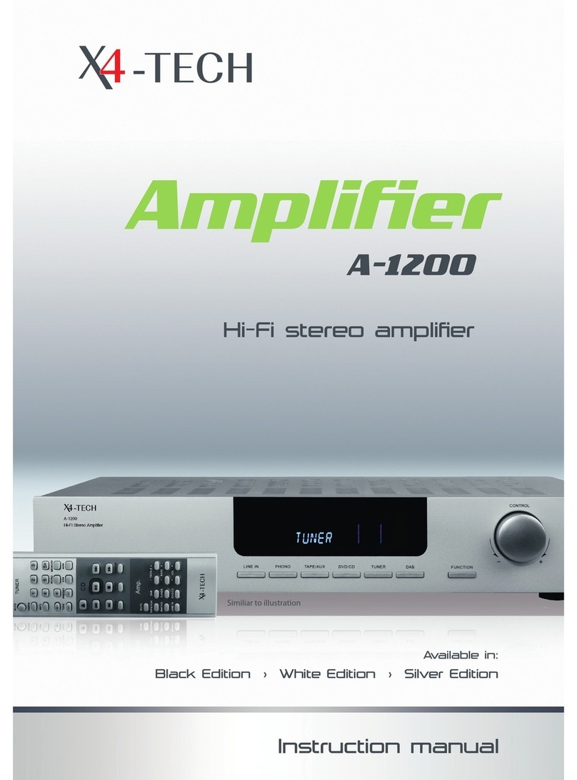 X4-TECH A-1200 User manual
