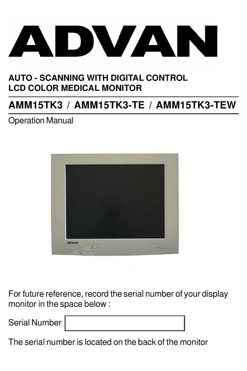Advan AMM15TK3 User manual