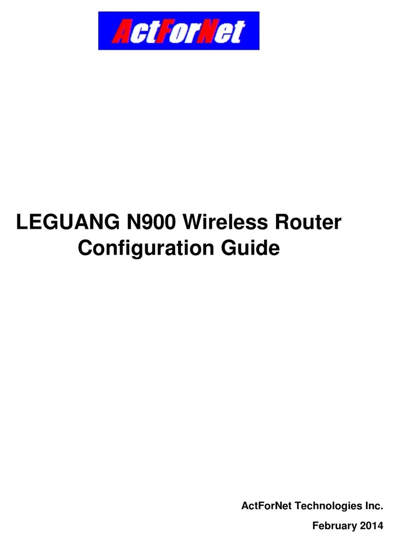 ActForNet LEGUANG N900 Configuration guide
