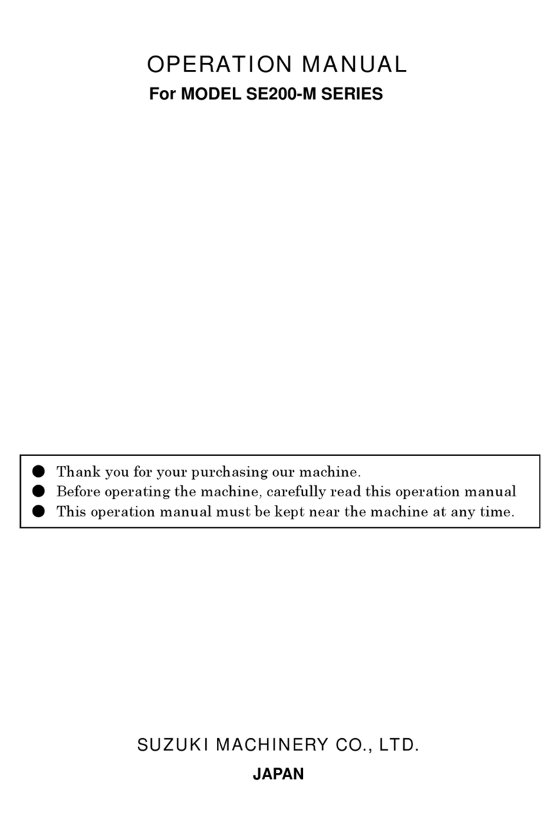 Suzuki SE200-M SERIES Operation manual