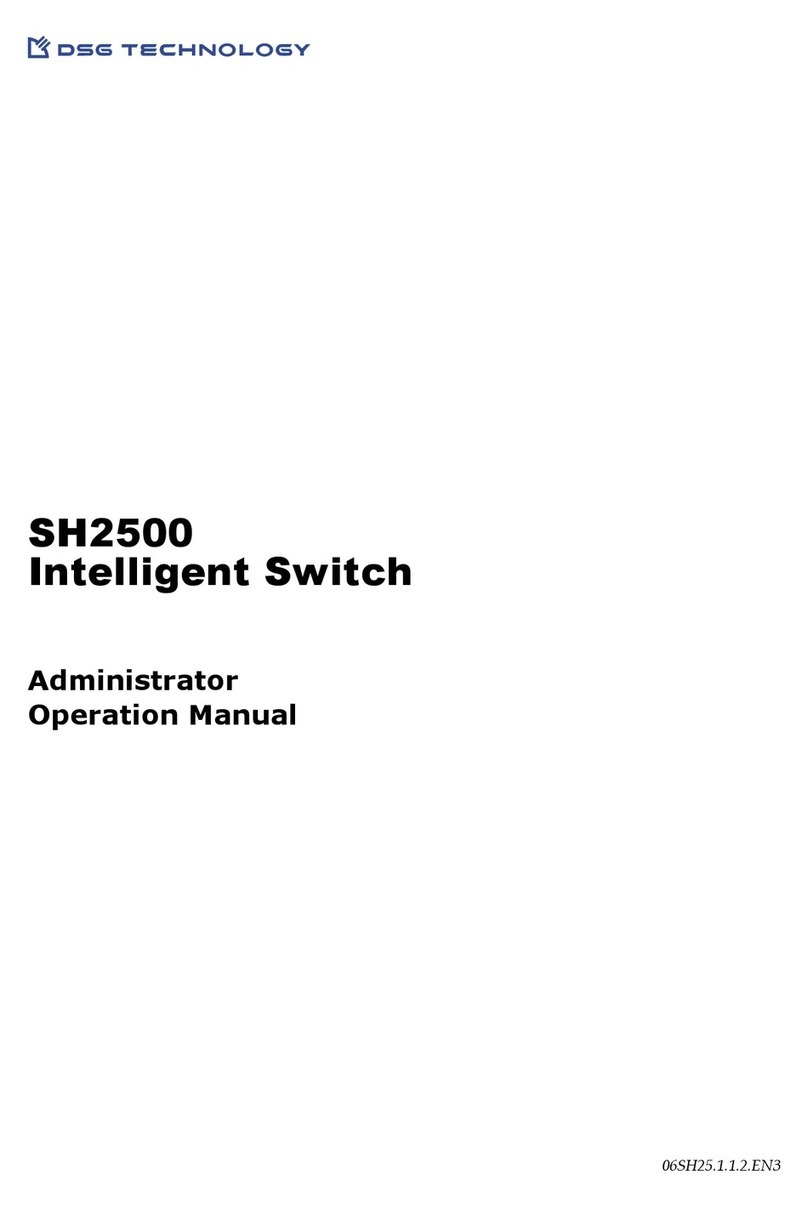 DSG SH2500 Administrator operation manual