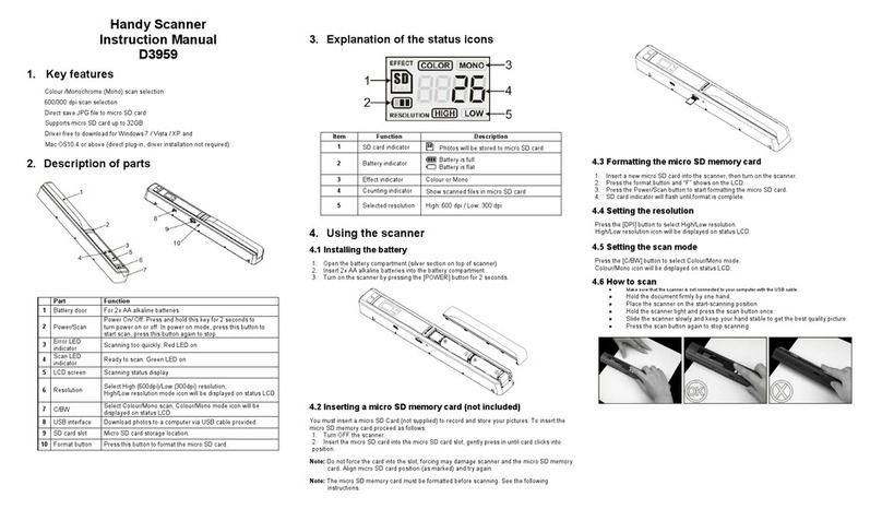 Clifford James D3959 User manual