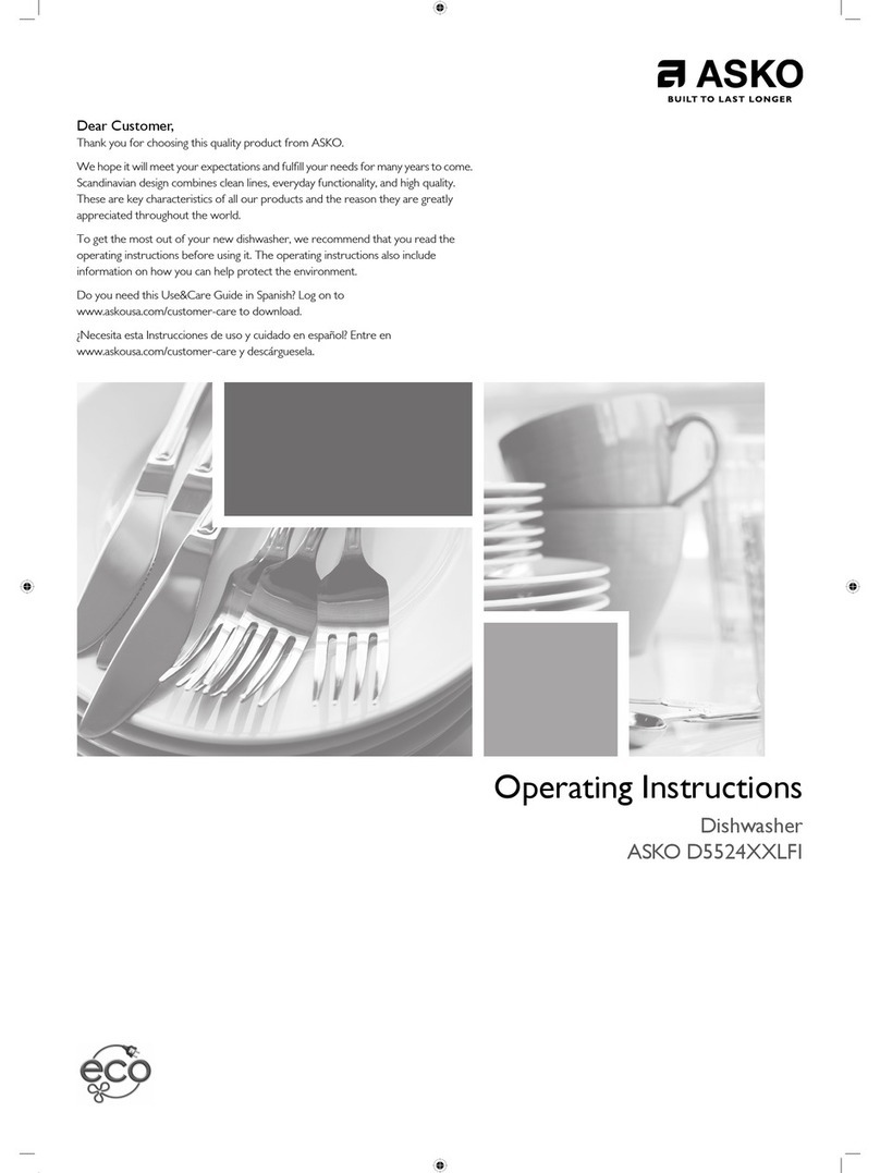 Asko D5524XXLFI User manual