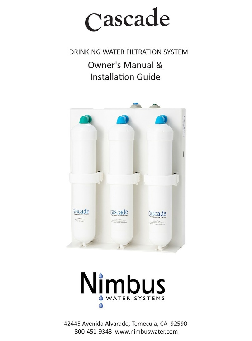 Nimbus Water Systems Cascade Troubleshooting guide Nimbus Water Systems Cascade Troubleshooting guide