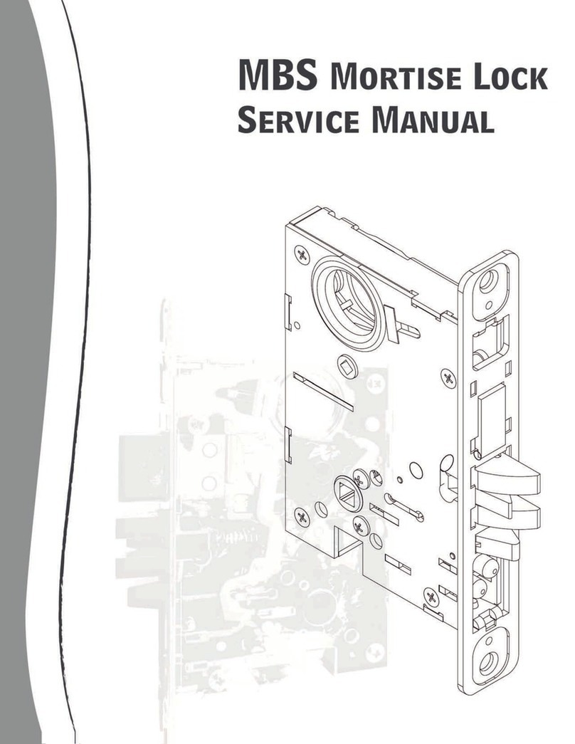 MBS Mortise Lock Service manual