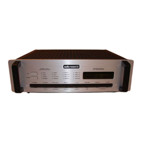 Audio Research LS10 User manual