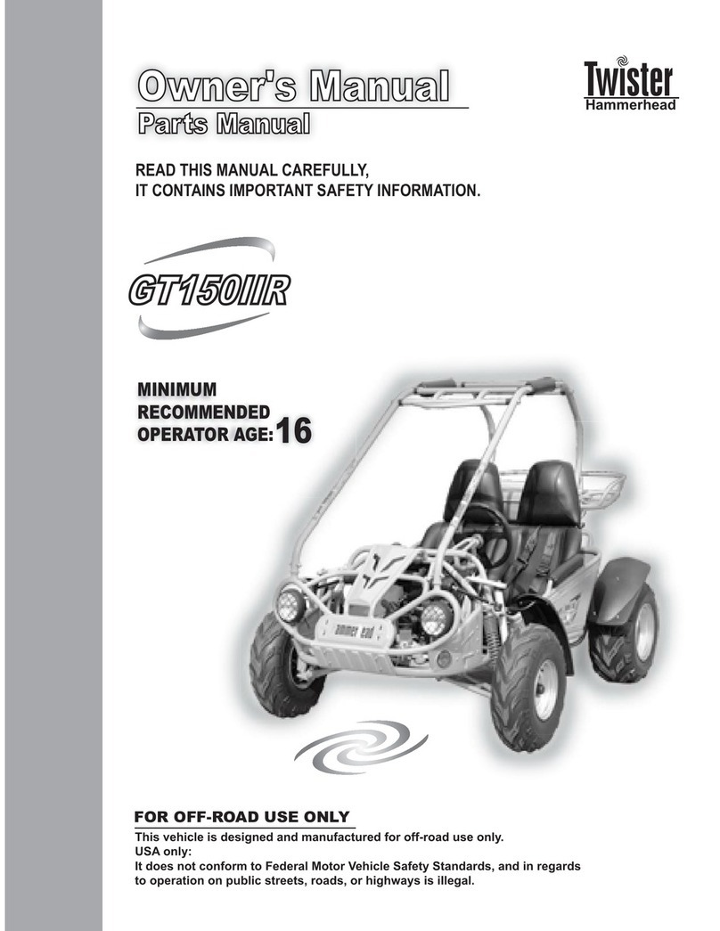 Twister GT150IIR owner's manual