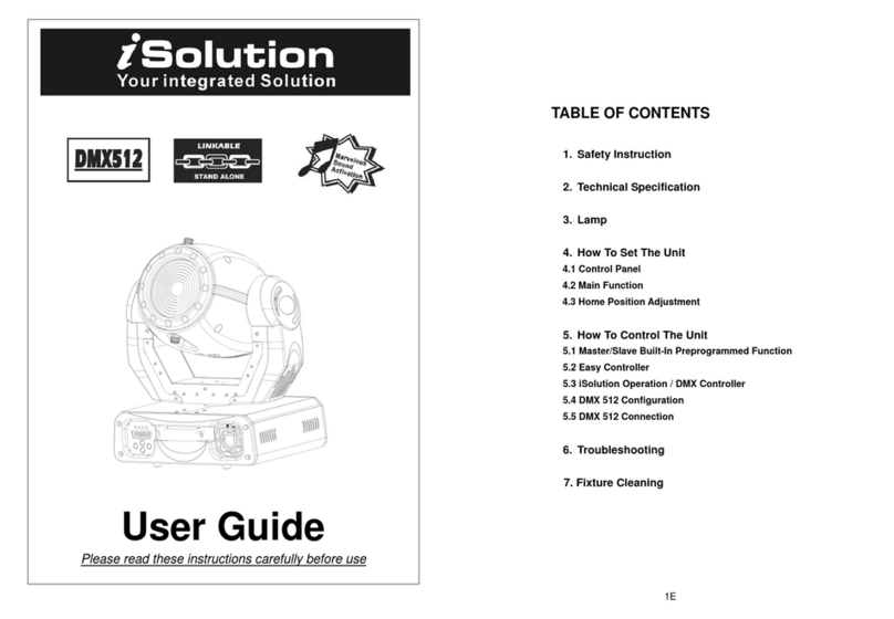 iSolutions DMX512 user guide