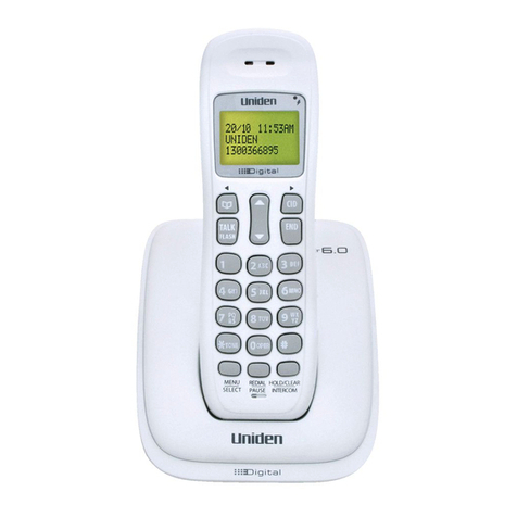 Uniden DECT1015 User manual