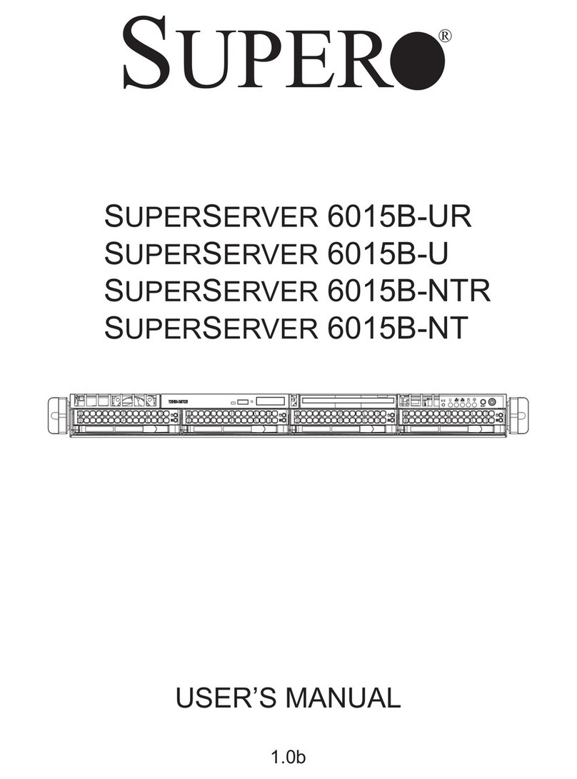 Supero SUPERSERVER 6015B-UR User manual