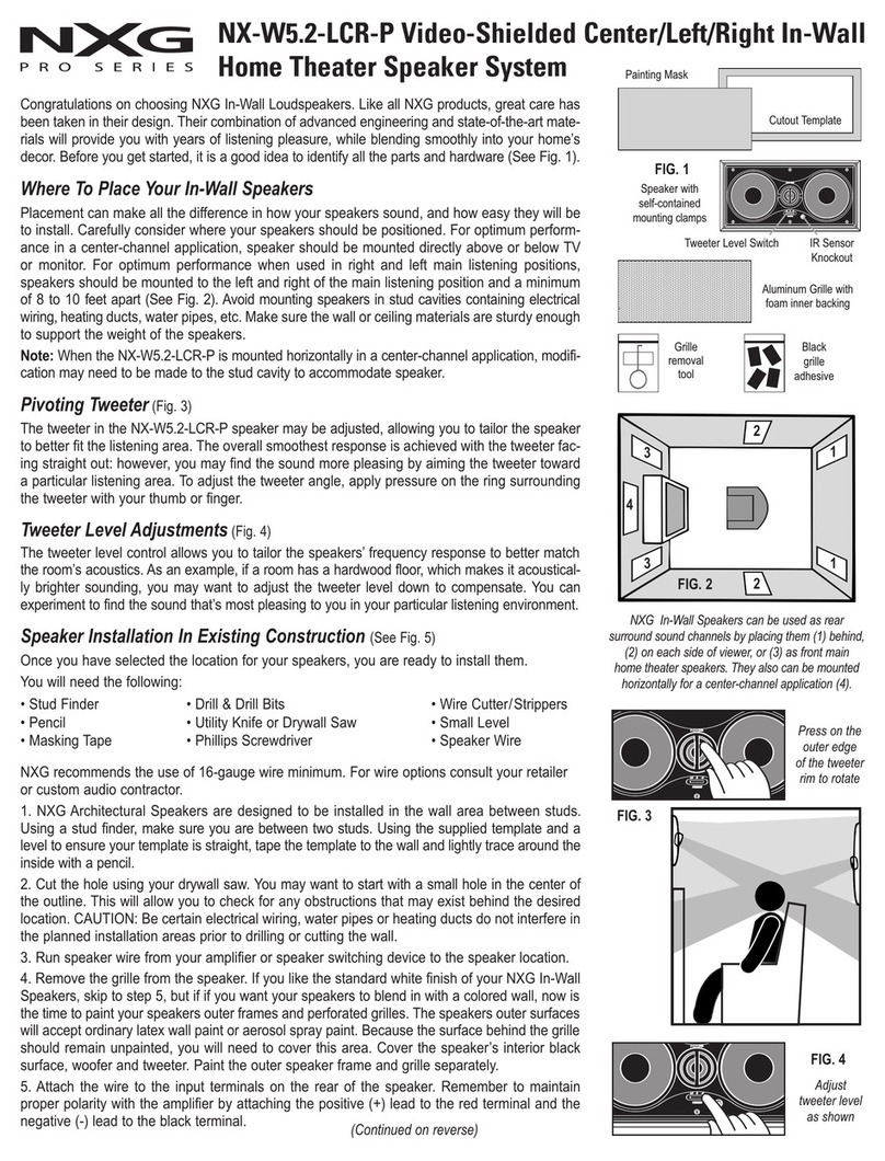 Nxg NX-W5.2-LCR-P quick guide