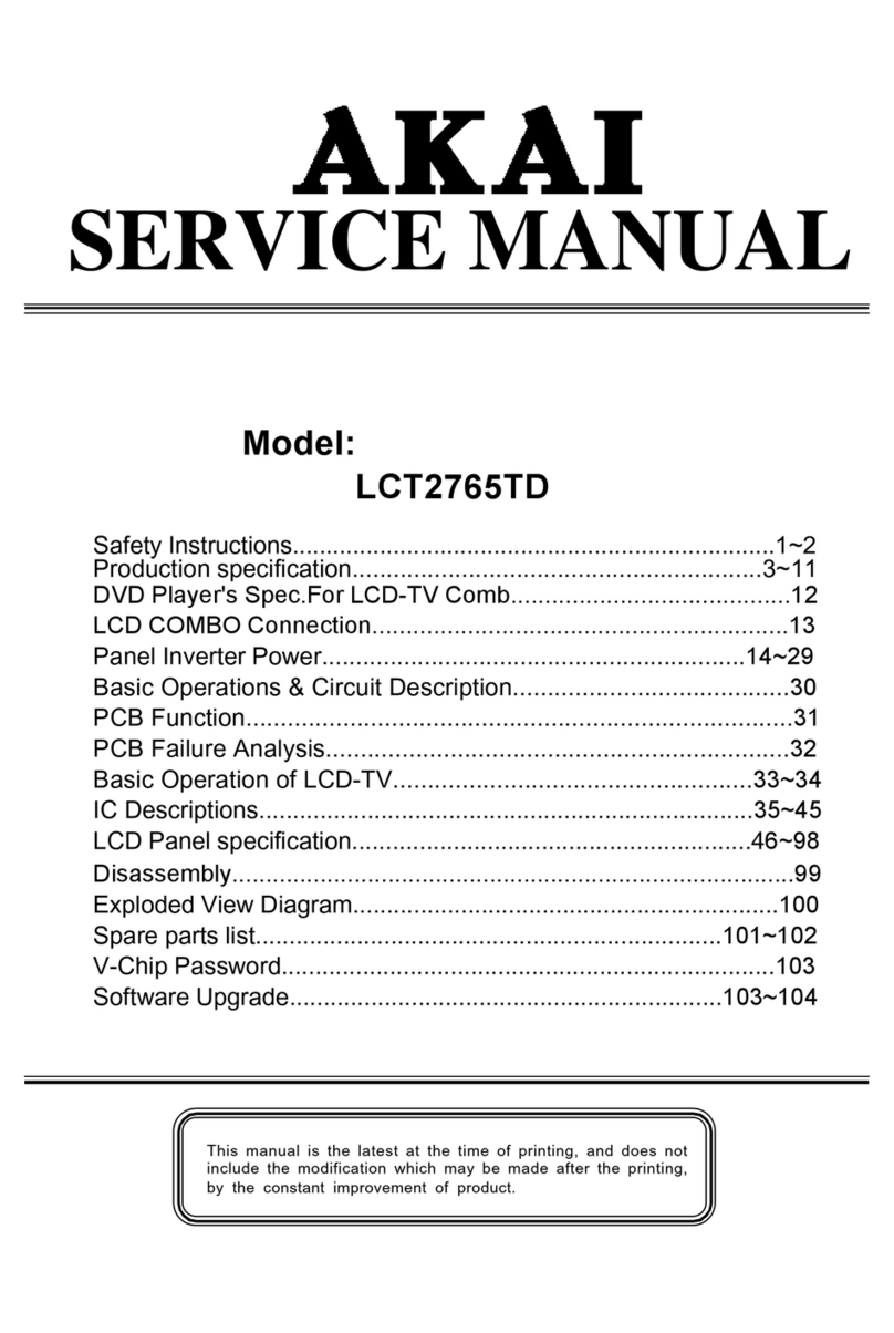 Akai LCT2765TD User manual