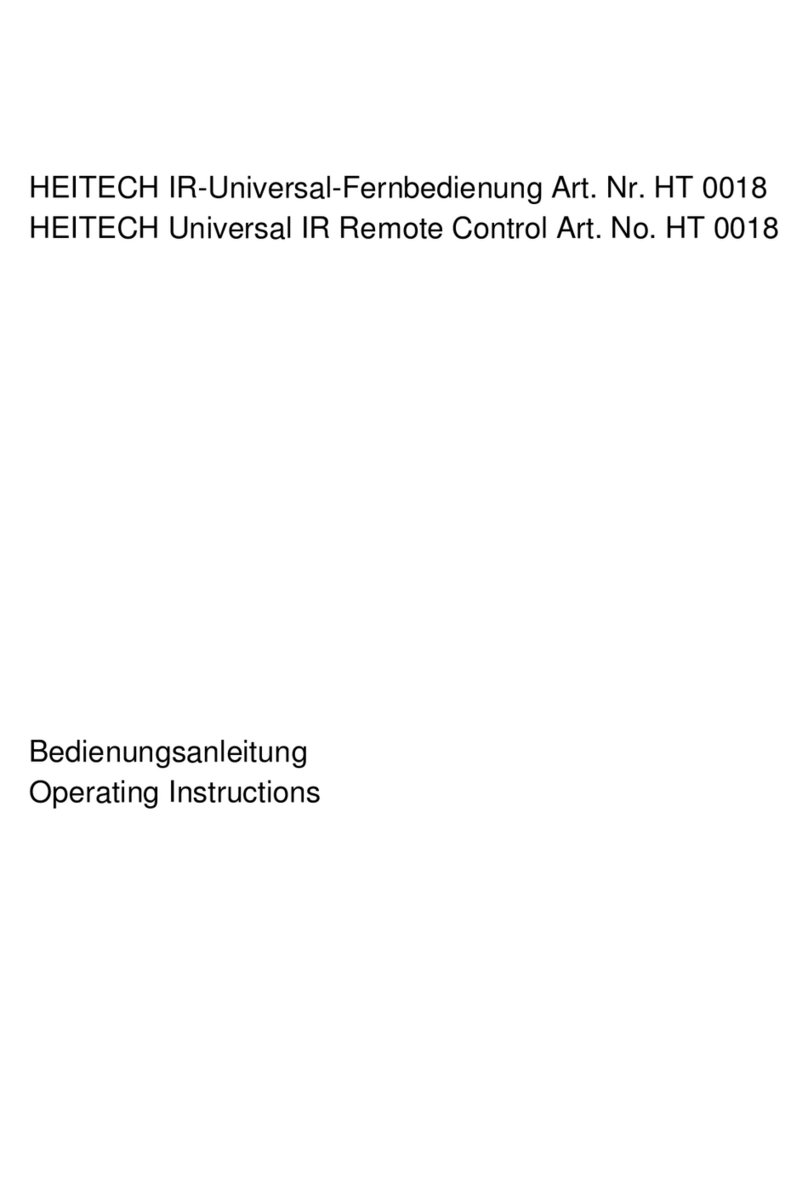 HEITECH HT 0018 operating instructions HEITECH HT 0018 operating instructions