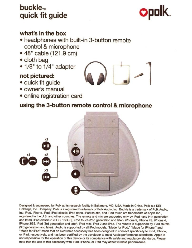 Polk Mono buckle Quick fit guide