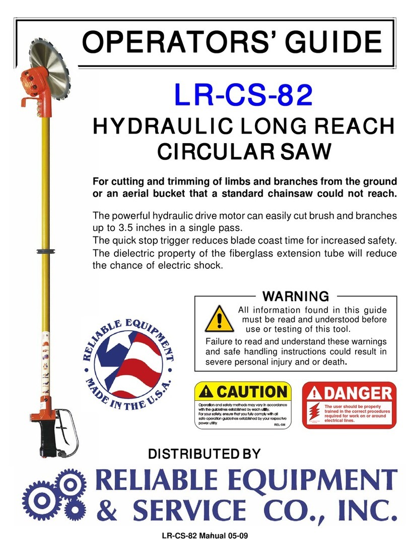 Reliable Equipment LR-CS-82 Operator's guide