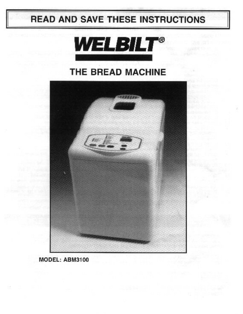 Welbilt ABM3100 User manual