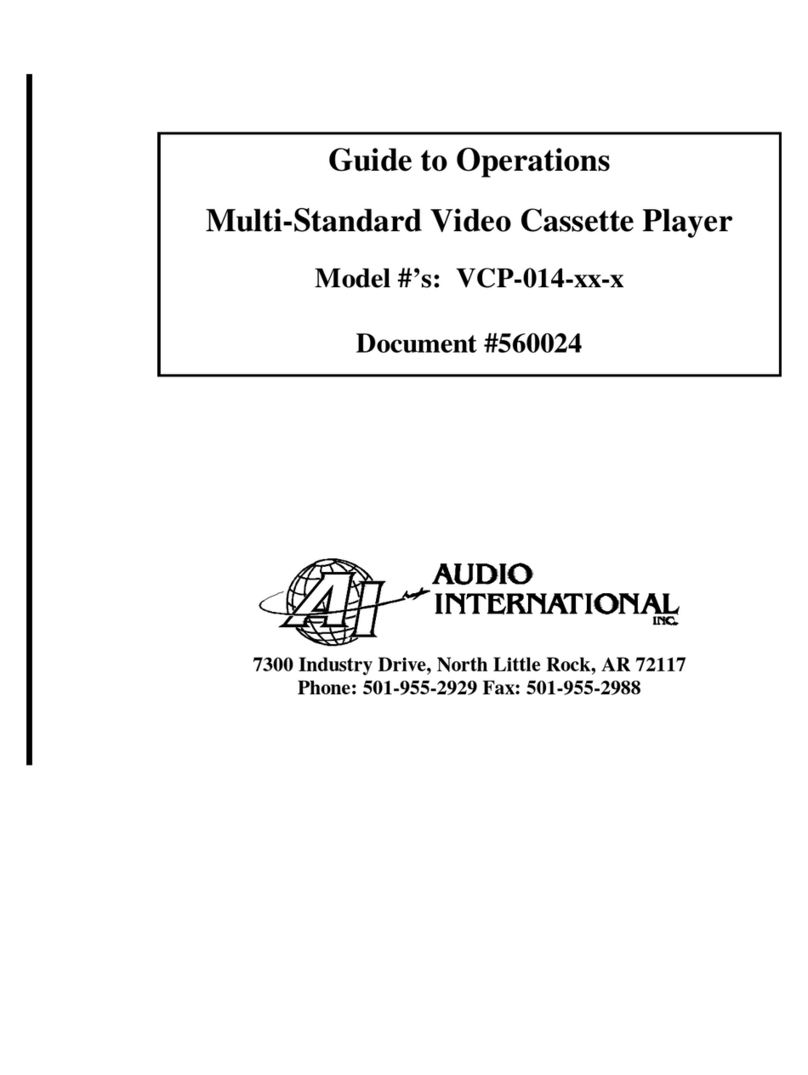 Audio international VCP-014-xx-x User manual
