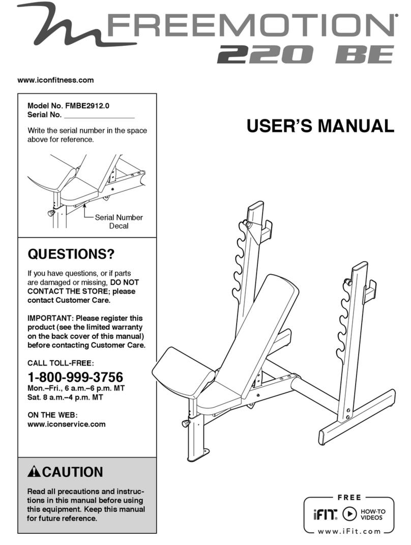 FREE MOTION 220 BE user manual