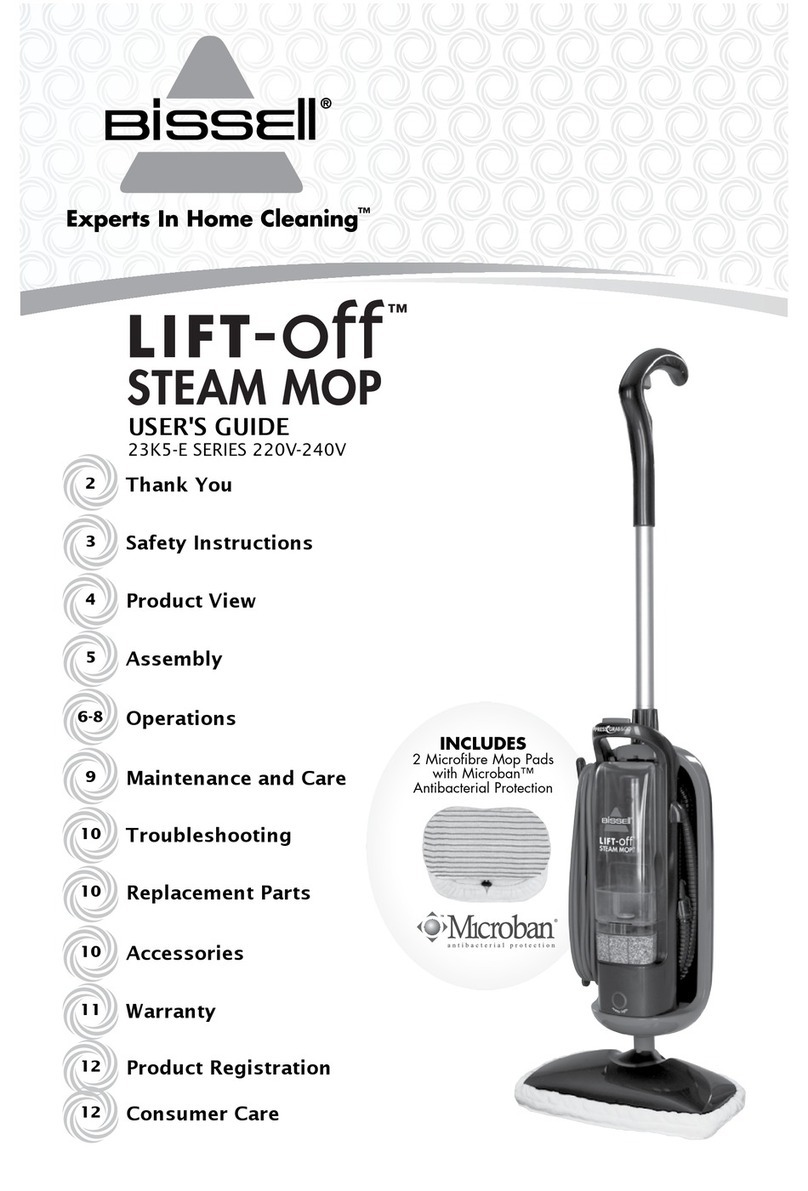 Bissell lift-off 23K5-E SERIES User manual