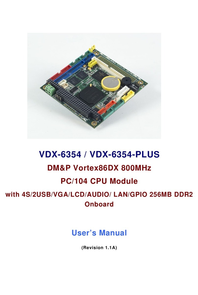 Vortex86DX VDX-6354 user manual