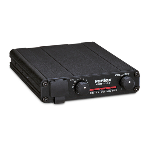 Vertex Standard VXR-1000 Service manual