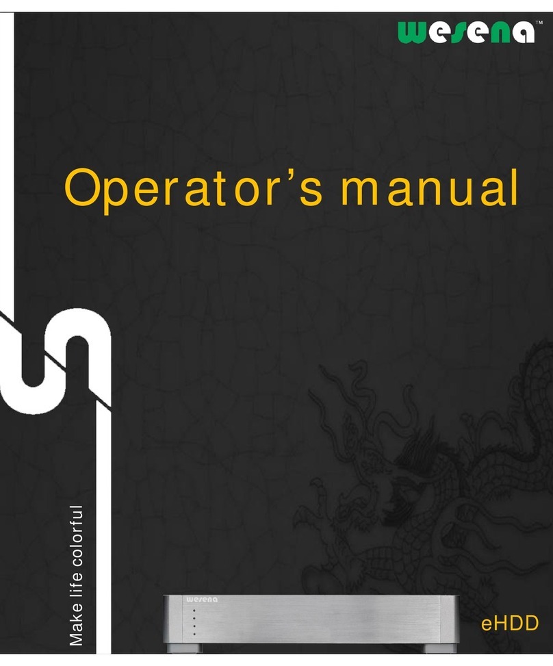 Wesena eHDD Operator's manual