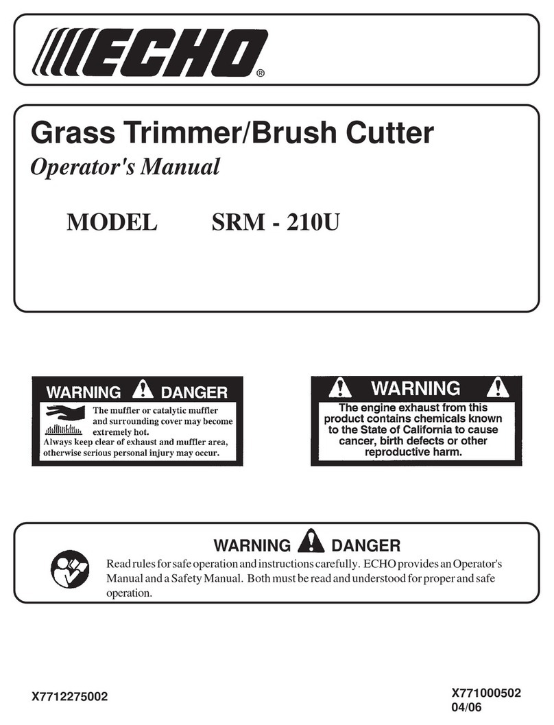 Echo SRM-210U User manual
