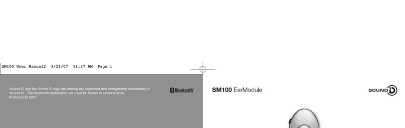 Sound ID SM100 EarModule user manual
