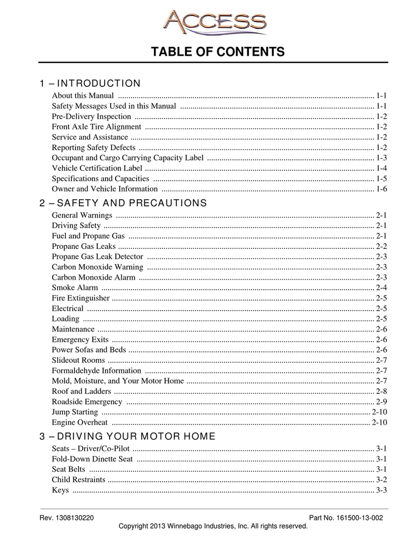 Winnebago Access user manual