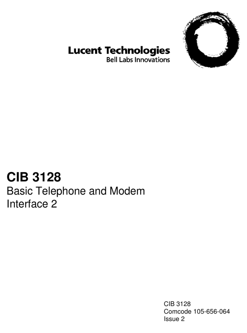 Lucent Technologies CIB 3128 user manual