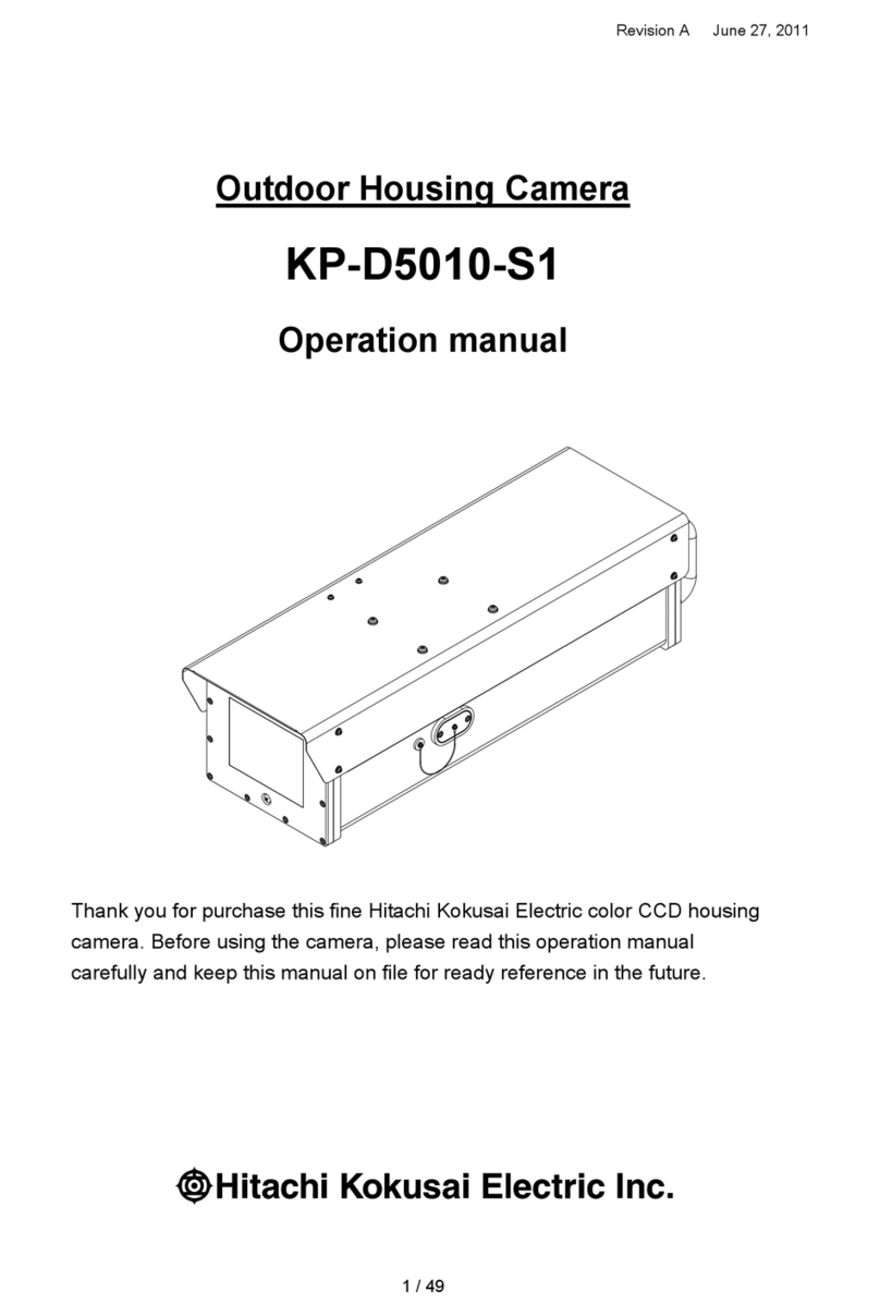 Hitachi KP-D5010-S1 User manual