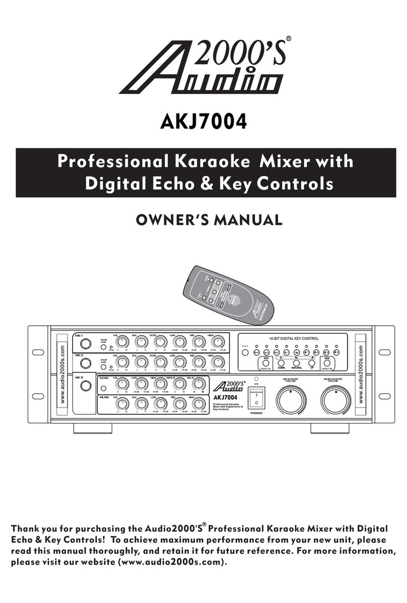 Audio 2000 AKJ7004 owner's manual