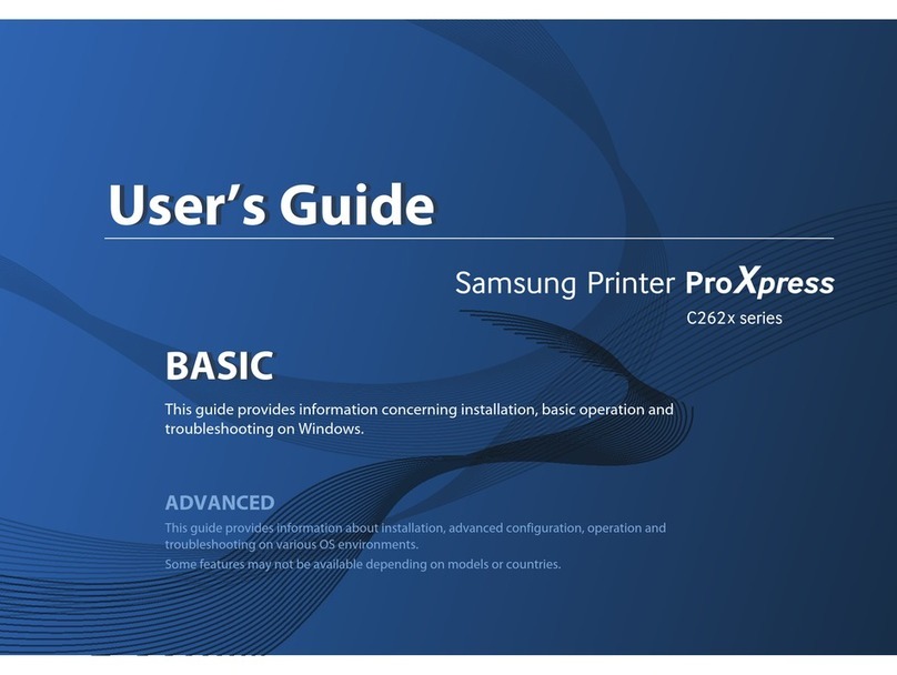 Samsung ProXpress C262x Series User manual Samsung ProXpress C262x Series User manual