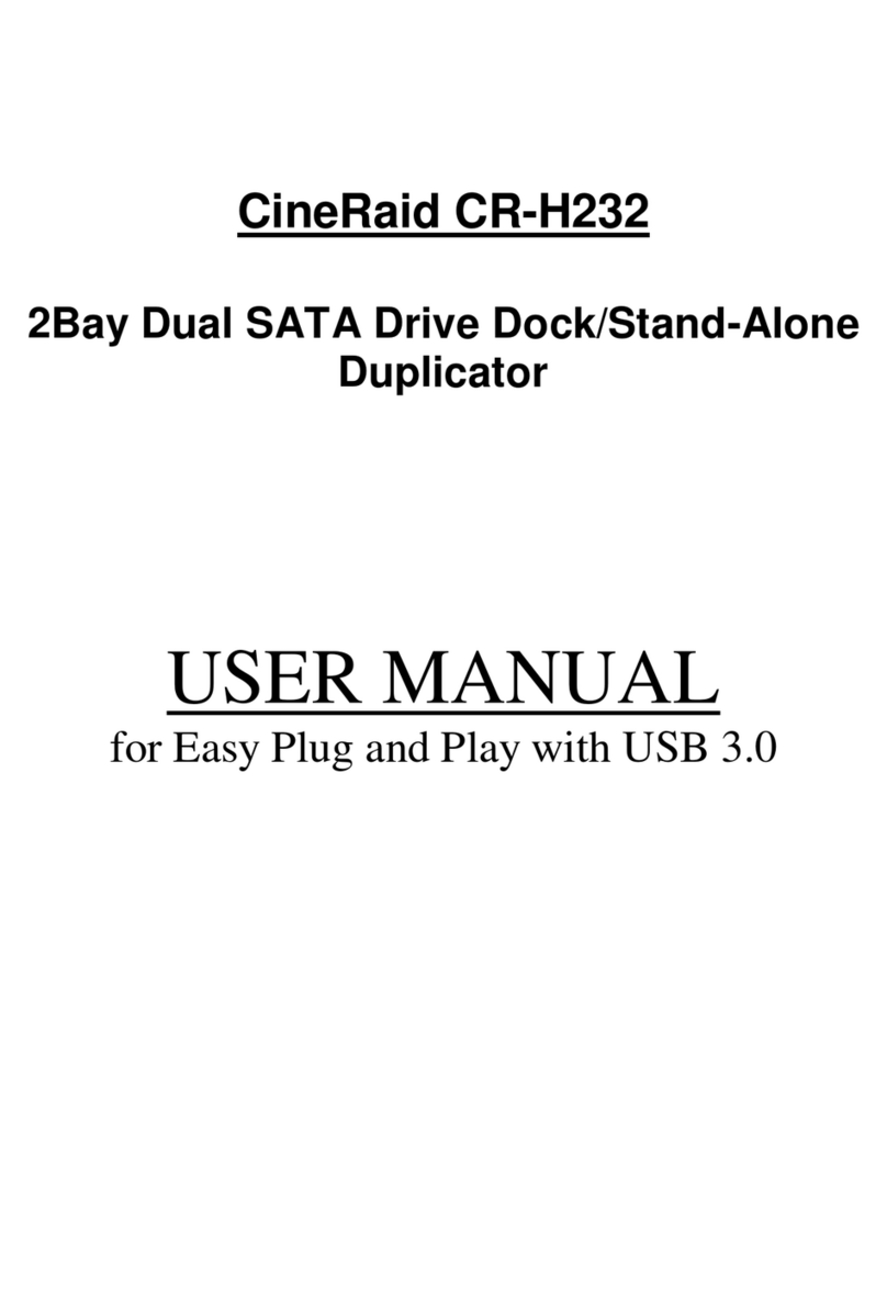 CineRAID CR-H232 user manual