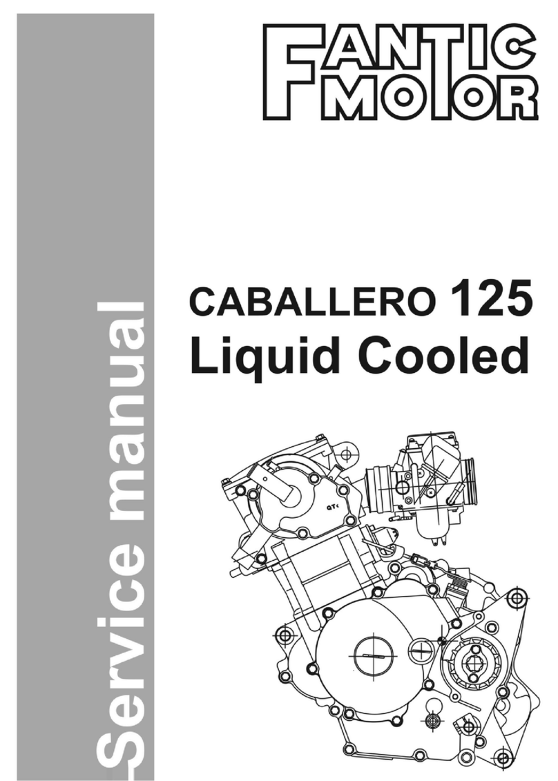 Fantic Motor Caballero 125 Liquid Cooled Service manual