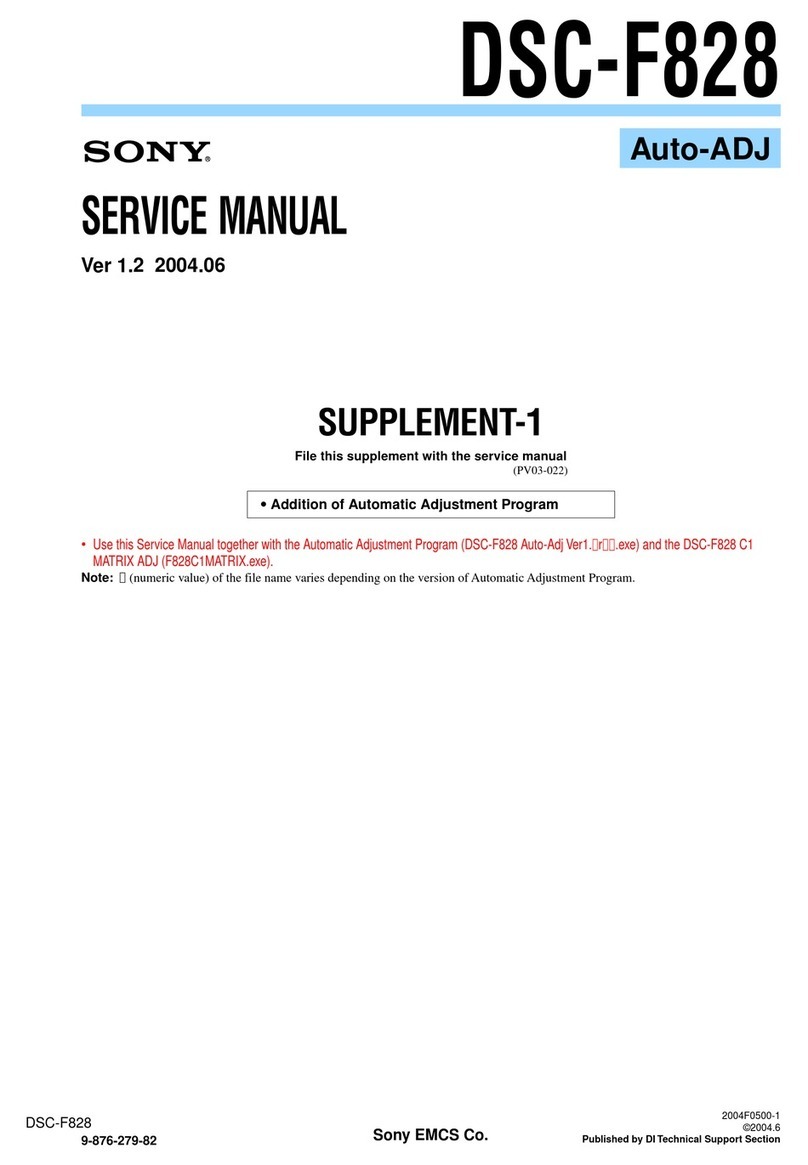 Sony Cyber-shot DSC-F828 User manual