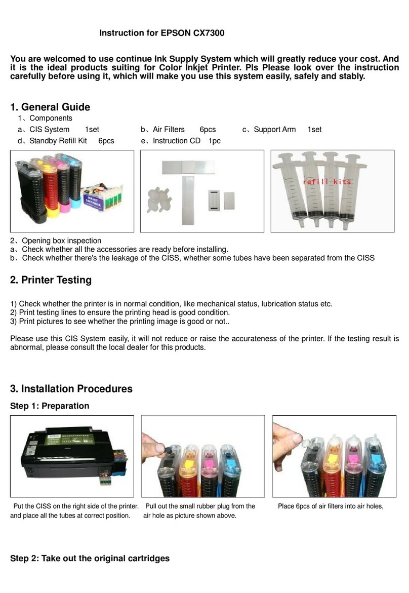 Epson Stylus CX7300 Series User manual