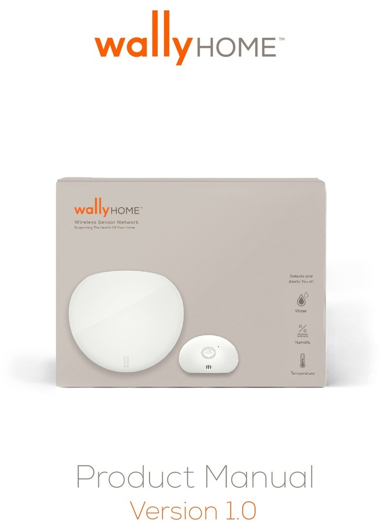 WallyHome Temperature Controller product manual