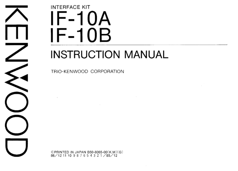Kenwood IF-10A instruction manual