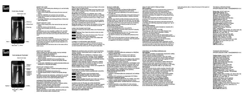 Just5 Spacer 2S User manual Just5 Spacer 2S User manual