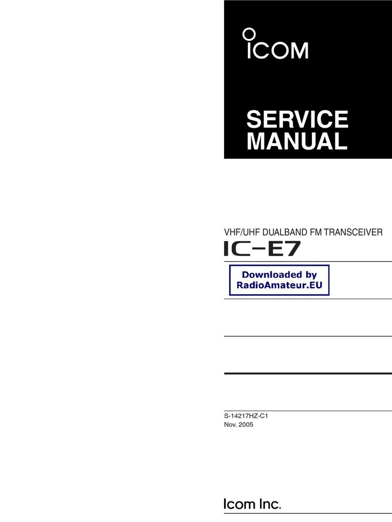 Icom IC-E7 User manual
