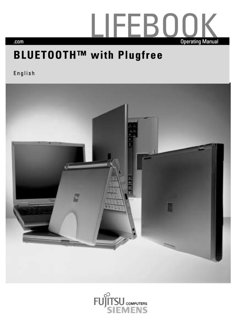 Fujitsu Siemens Computers LIFEBOOK BLUETOOTH with Plugfree User manual