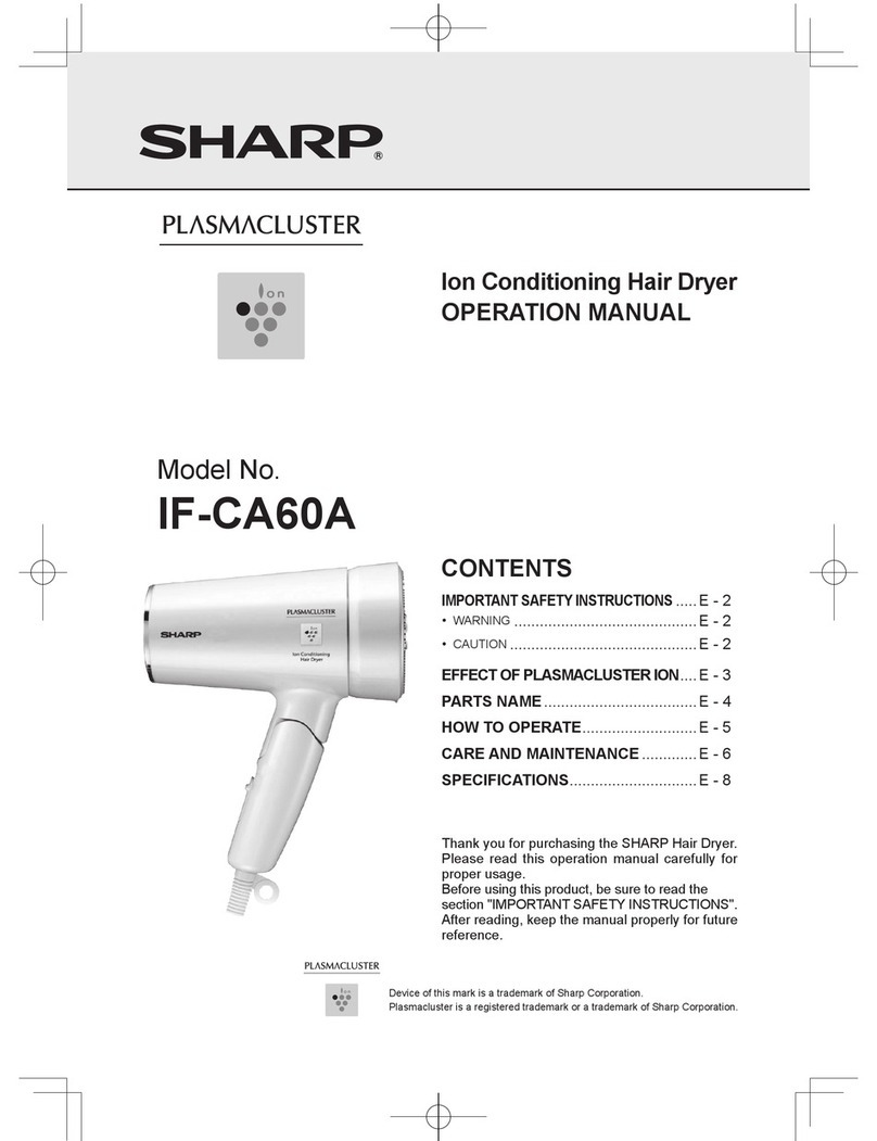 Sharp IF-CA60A User manual