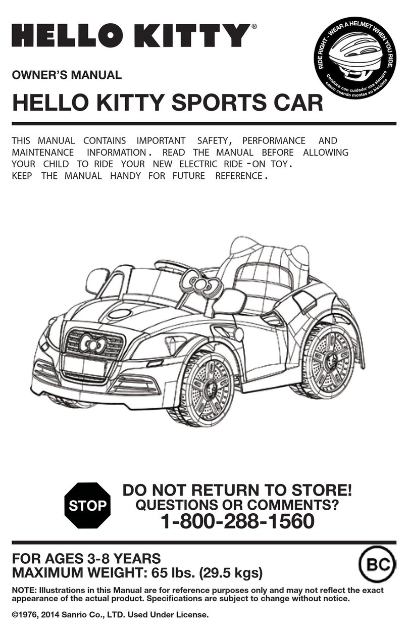 Hello Kitty SPORTS CAR owner's manual