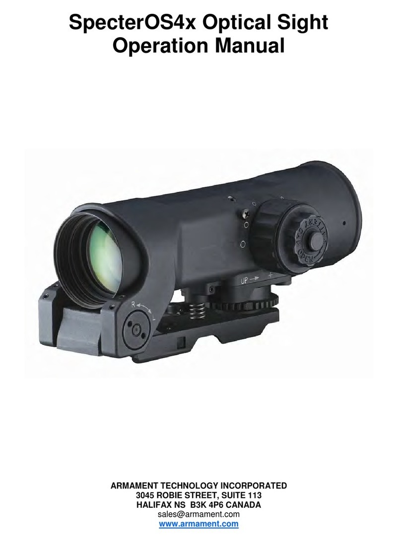 ARMAMENT SpecterOS4x Optical Sight User manual