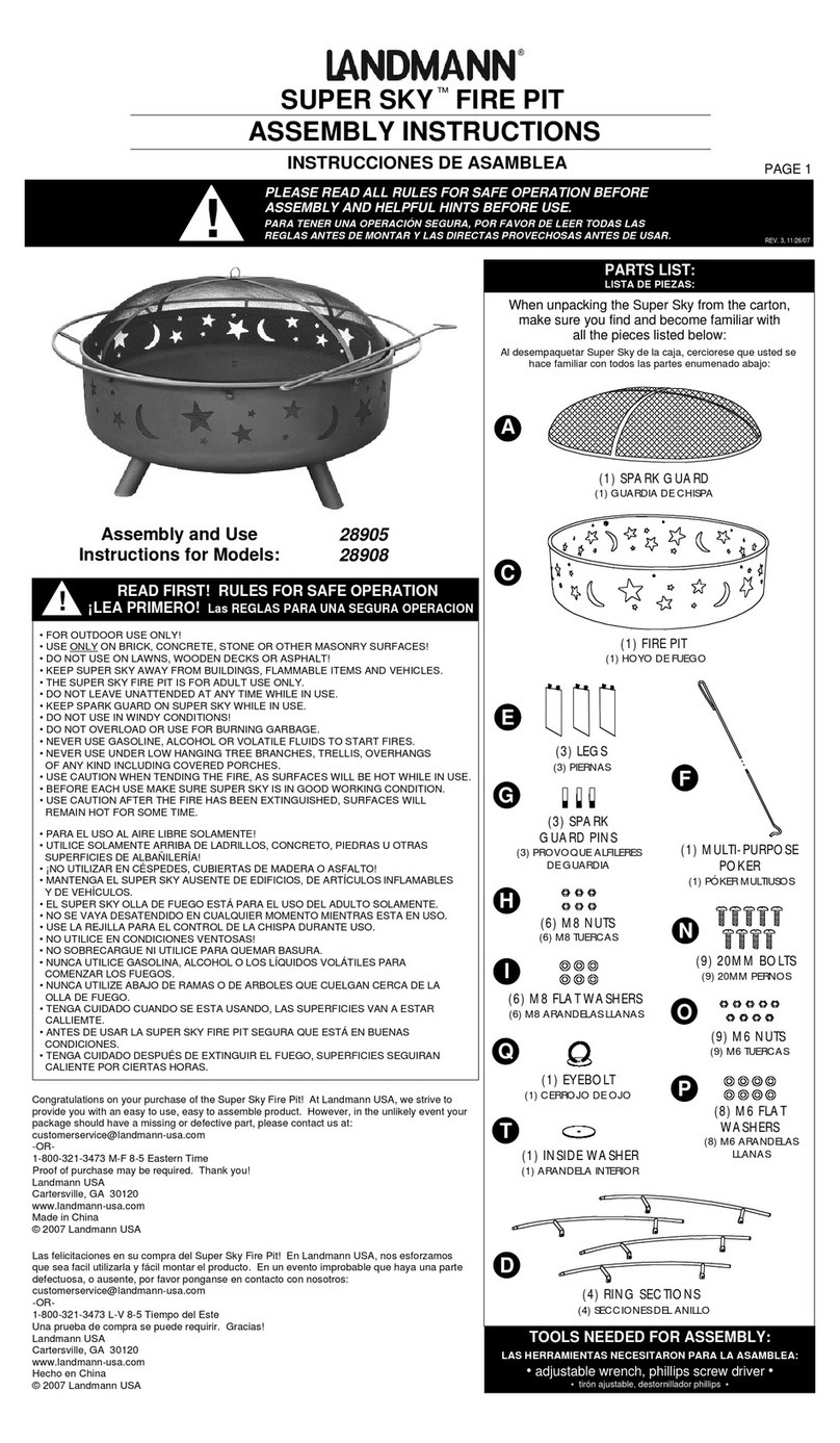 Landmann 28905 Assembly instructions