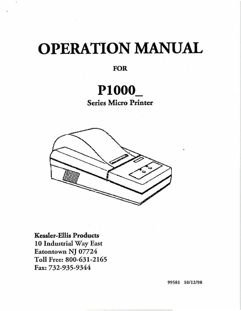 Kessler Ellis P1000x Series Operation manual