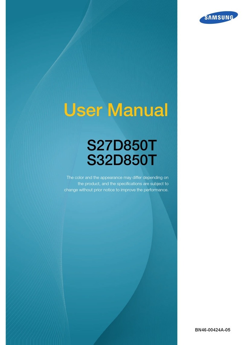 Samsung S27D850T User manual Samsung S27D850T User manual