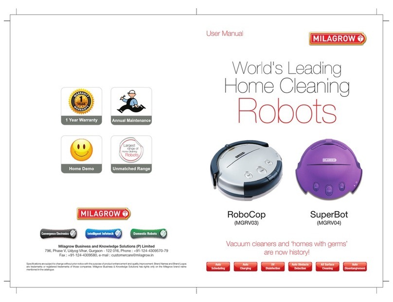 Milagrow RoboCop MGRV03 User manual