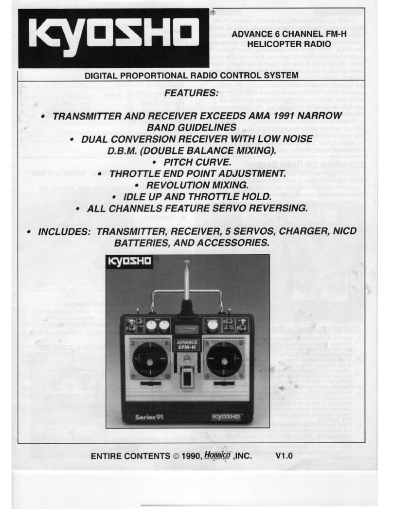 Kyosho Advance 6FM-H Series 91 User manual